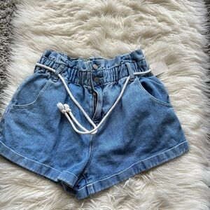 Medium Wash Denim Shorts